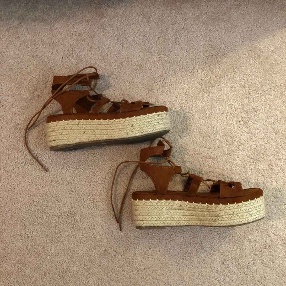 Shein platform sandals